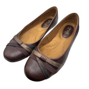 Eurosoft by Sofft Shaina Coffee Flats Size 8